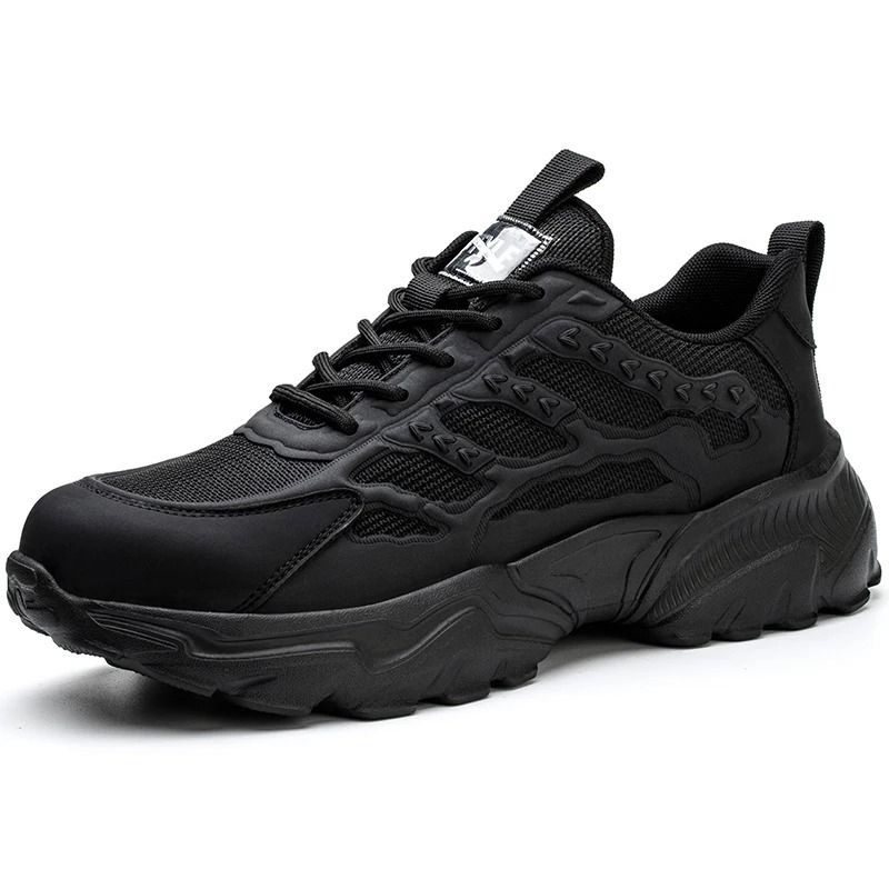 Men Lightweight Protective Work Safety Sneakers Breathable Anti Puncture