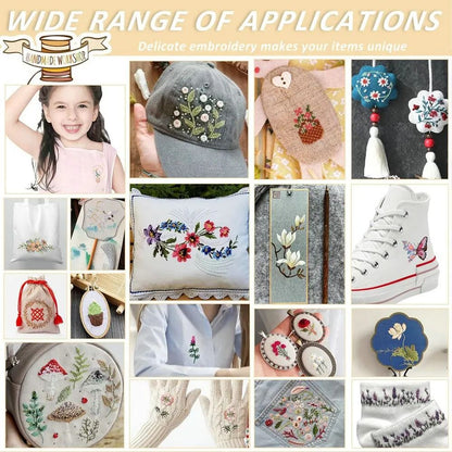 Water Soluble Embroidery Stabilizer Sheets – Stick and Stitch Wash Away Floral and Butterfly Designs