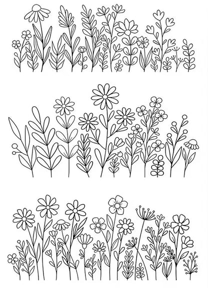 Water Soluble Embroidery Stabilizer Sheets – Stick and Stitch Wash Away Floral and Butterfly Designs