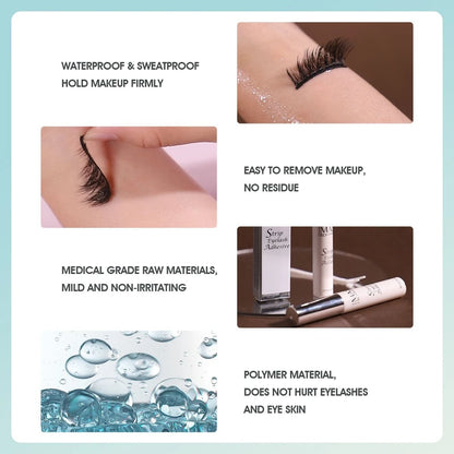 Professional Clear Lash Extension Adhesive for Long Lasting Hold