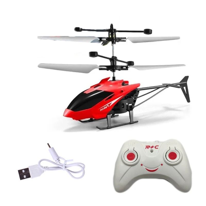Mini Rechargeable RC Drone Toy for Kids Safe Fall Resistant Flying Helicopter