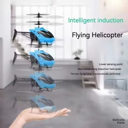 Mini Rechargeable RC Drone Toy for Kids Safe Fall Resistant Flying Helicopter