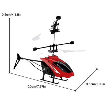 Mini Rechargeable RC Drone Toy for Kids Safe Fall Resistant Flying Helicopter