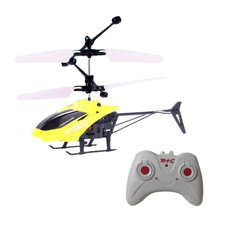 Mini Rechargeable RC Drone Toy for Kids Safe Fall Resistant Flying Helicopter