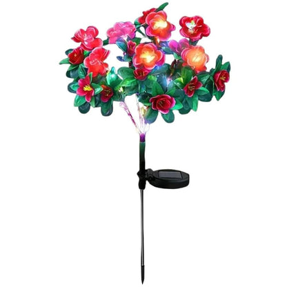Solar Flower Garden Lamp for Outdoor Yard Lighting
