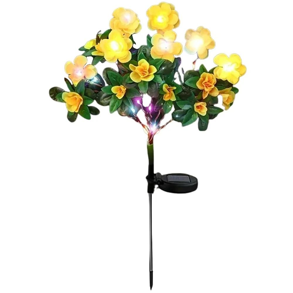 Solar Flower Garden Lamp for Outdoor Yard Lighting