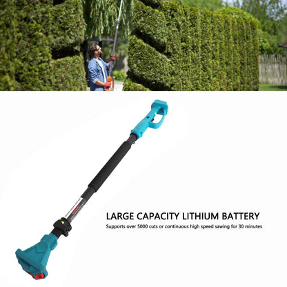 SkyTrim Cordless Extension-Pole Pruning Shears – 4.92 ft Reach with Anti-Slip Handle & Rotating Head