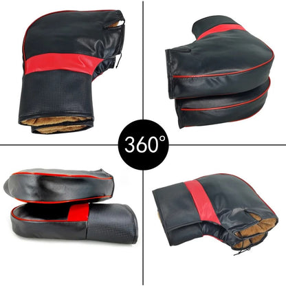 Waterproof Windproof Motorcycle Handlebar Covers with Reflective Strips
