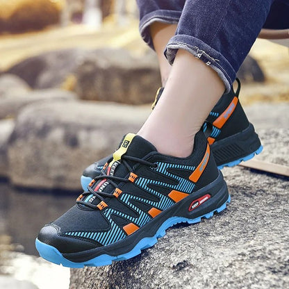 Outdoor Waterproof Hiking Sneakers Men Women Big Size Trekking Climbing Trainers