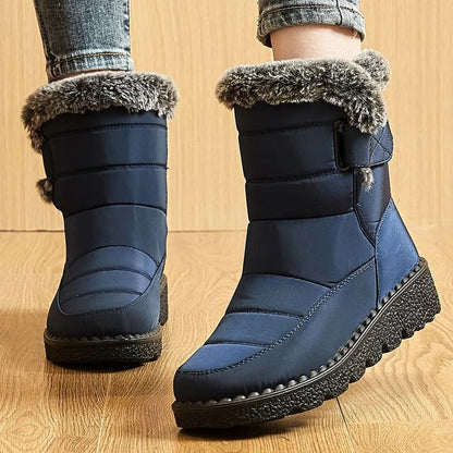 Womens Waterproof Fur-Lined Winter Boots