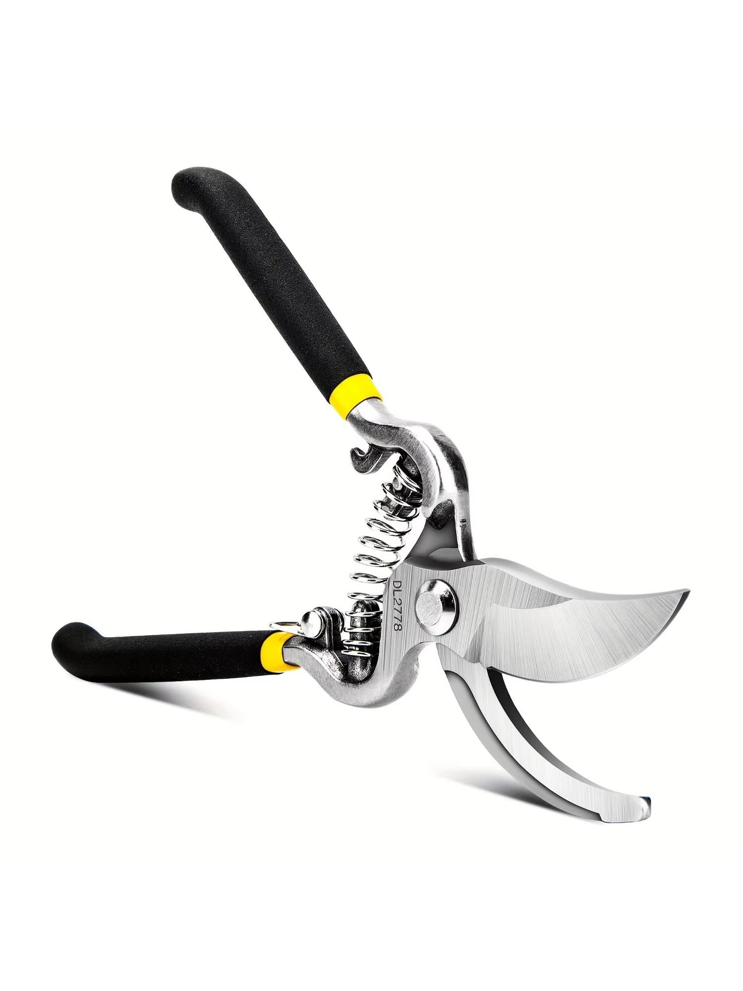 ProGrip 8 Heavy-Duty Steel Curved-Blade Pruners – Garden Pruning Shears for Bush, Shrub & Hedge Work