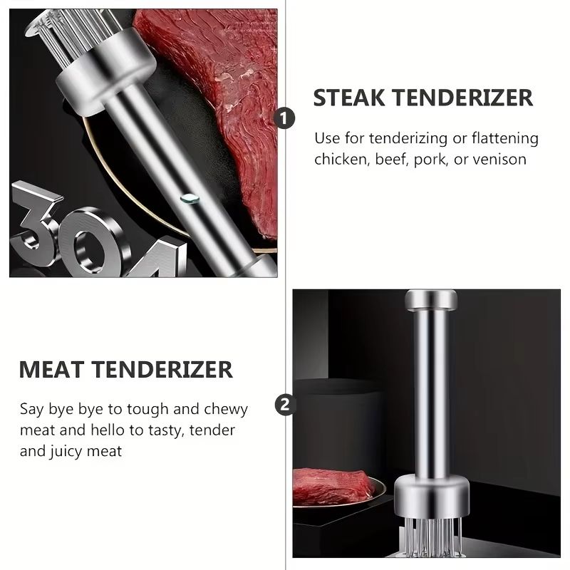Ultimate Tender 304 Stainless Steel Meat Tenderizer Needle