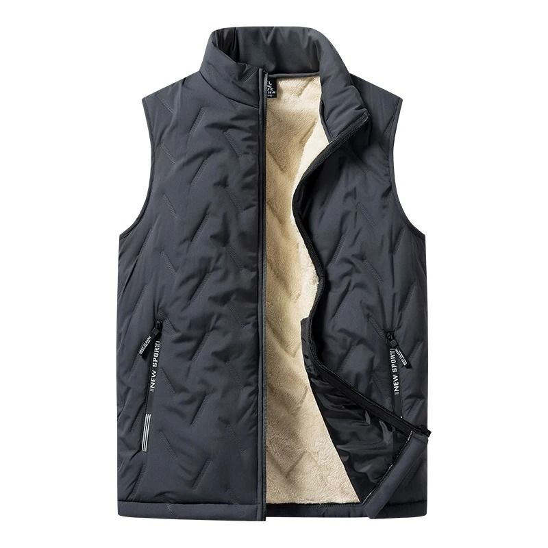 Mens Warm Cotton Vest Jacket