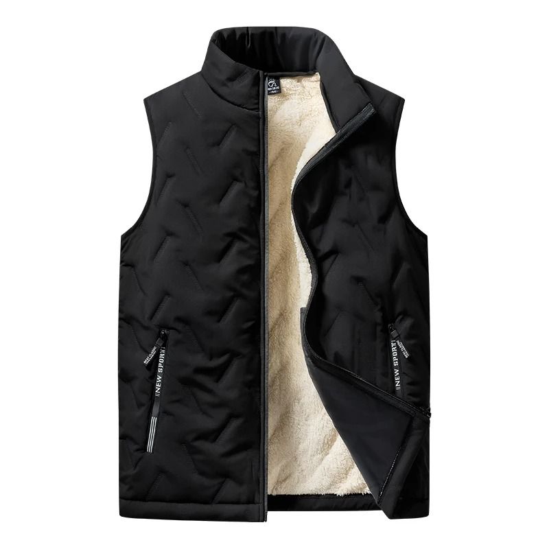 Mens Warm Cotton Vest Jacket