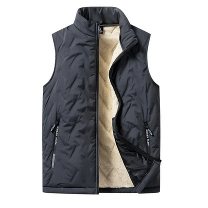 Mens Warm Cotton Vest Jacket