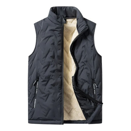 Mens Warm Cotton Vest Jacket
