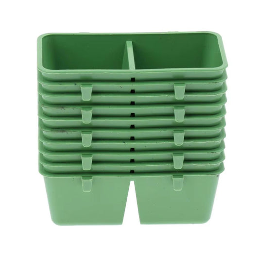 FeatherMate 10-Pack Universal Bird & Small Animal Feeding Cups – Food/Water Bowls for Parrots, Chinchillas, Ferrets & Mo