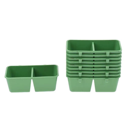 FeatherMate 10-Pack Universal Bird & Small Animal Feeding Cups – Food/Water Bowls for Parrots, Chinchillas, Ferrets & Mo