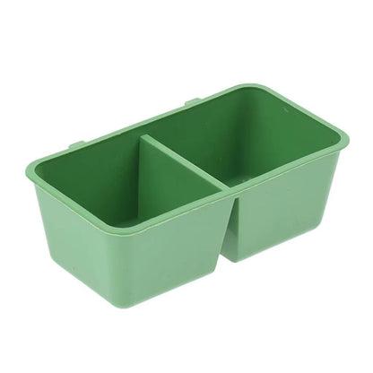 FeatherMate 10-Pack Universal Bird & Small Animal Feeding Cups – Food/Water Bowls for Parrots, Chinchillas, Ferrets & Mo