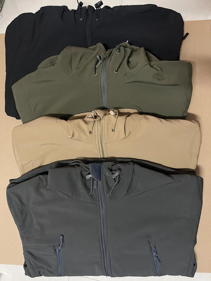 Waterproof Softshell Fleece Jacket and Pants – Mens Outdoor Hiking, Camping and Skiing Set