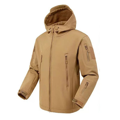 Waterproof Softshell Fleece Jacket and Pants – Mens Outdoor Hiking, Camping and Skiing Set
