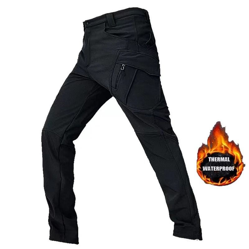 Waterproof Softshell Fleece Jacket and Pants – Mens Outdoor Hiking, Camping and Skiing Set