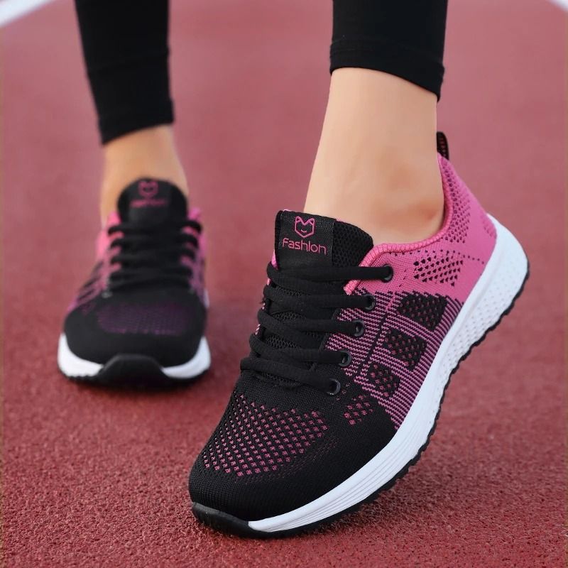 Womens Fashion Platform Sport Sneakers – Comfortable, Breathable, and Stylish Running Shoes