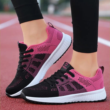 Womens Fashion Platform Sport Sneakers – Comfortable, Breathable, and Stylish Running Shoes