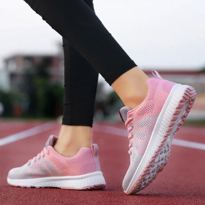 Womens Fashion Platform Sport Sneakers – Comfortable, Breathable, and Stylish Running Shoes