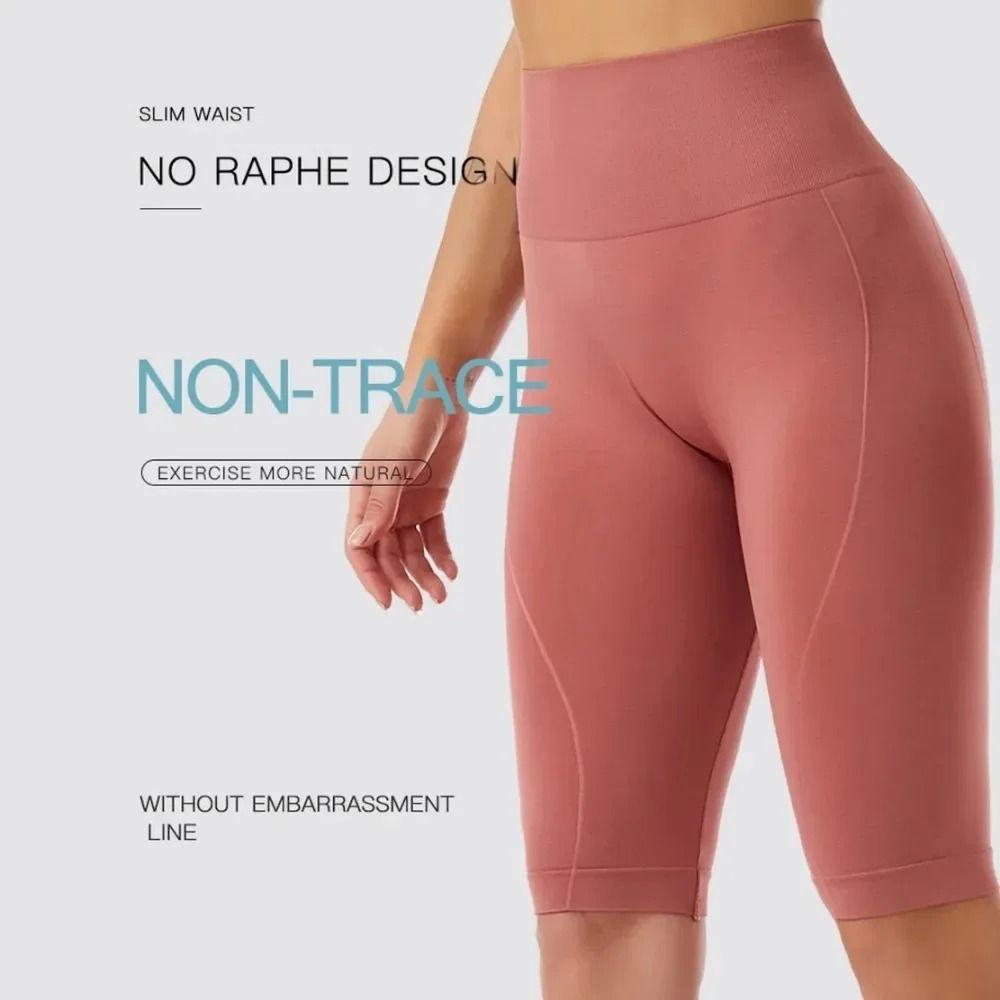 Women High Waist Biker Shorts Workout Yoga Leggings Tummy Control