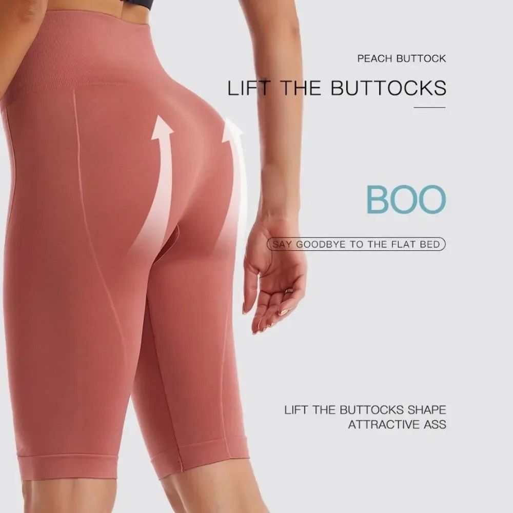 Women High Waist Biker Shorts Workout Yoga Leggings Tummy Control