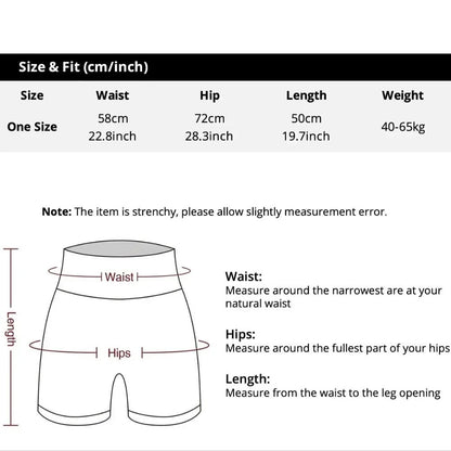 Women High Waist Biker Shorts Workout Yoga Leggings Tummy Control
