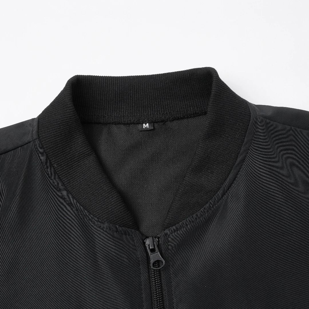 Mens Casual Baseball Collar Lightweight Jacket