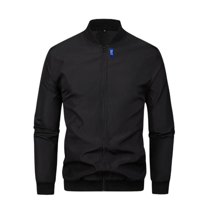 Mens Casual Baseball Collar Lightweight Jacket