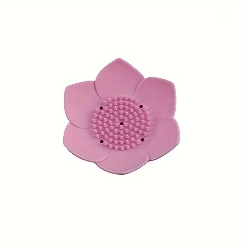 Lotus Design Silicone Soap Box for Bathroom