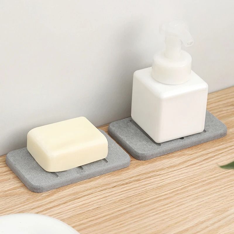 Diatom Mud Soap Dish Quick Dry Absorbent Pad