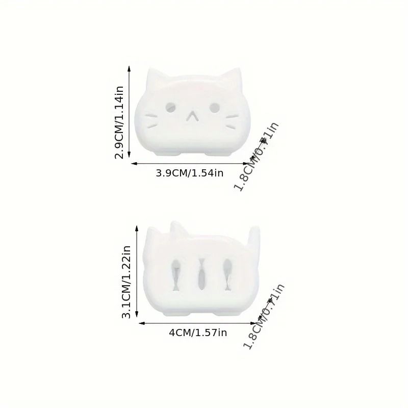 Cat Shape Toothbrush Head Covers for Travel and Home