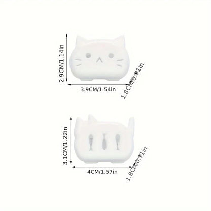 Cat Shape Toothbrush Head Covers for Travel and Home