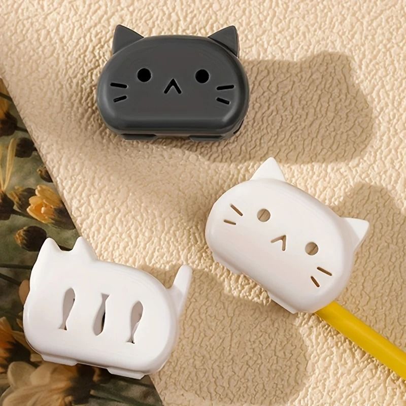 Cat Shape Toothbrush Head Covers for Travel and Home