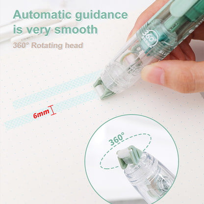 Replaceable Refills Transparent Dot Dispensing Double-sided Tape, Handbook Glue for School, Office, and Stationery Use