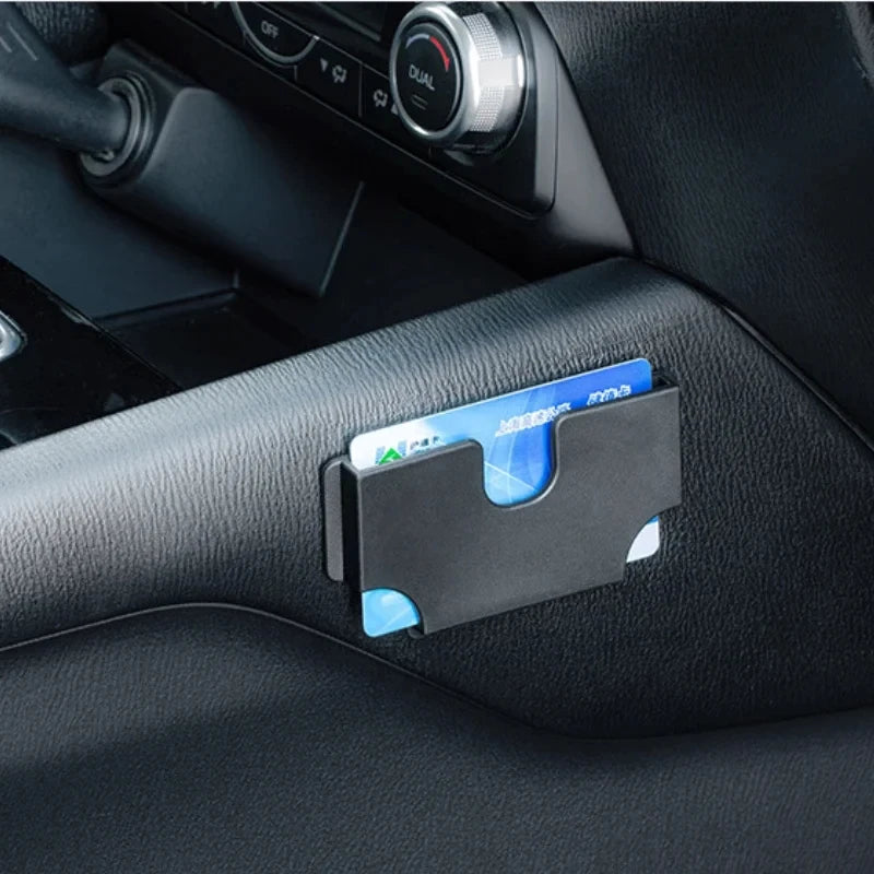 Car Interior Card Storage Box, Universal Sun Visor Card Holder, Multi-function Portable Organizer, Vehicle Accessories