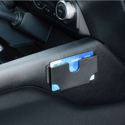 Car Interior Card Storage Box, Universal Sun Visor Card Holder, Multi-function Portable Organizer, Vehicle Accessories