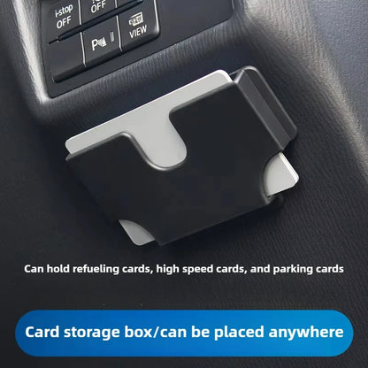 Car Interior Card Storage Box, Universal Sun Visor Card Holder, Multi-function Portable Organizer, Vehicle Accessories