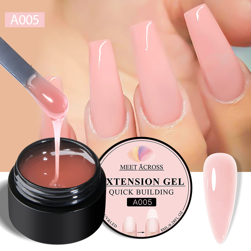 Vernis Semi Permanent Soak Off Nail Art, Milk White Quick Extension Gel Polish, UV LED Gel Varnish for Nails