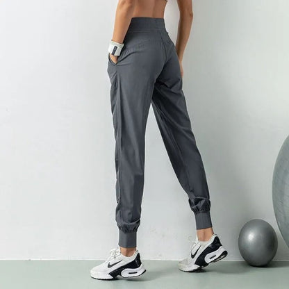 Womens Quick Dry Drawstring Joggers Athletic Gym Sweatpants with Pockets