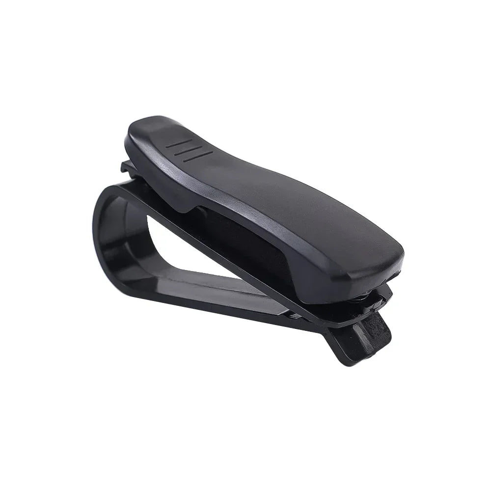 Universal Car Sunglasses Clip, Auto Visor Glasses Box, Ticket Holder, Eyeglasses Storage Case Accessory