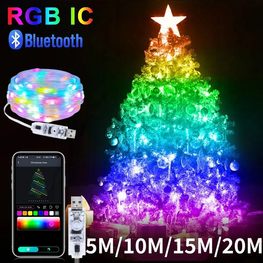 RGBIC LED String Light with Bluetooth App Control