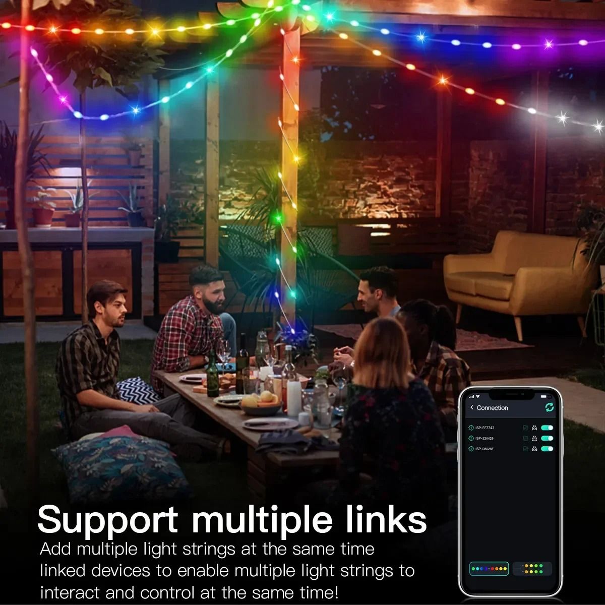 RGBIC LED String Light with Bluetooth App Control