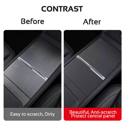 Central Control Panel Film, Highland Y Juniper Console Protector Sticker, Luxury Car Interior Accessories