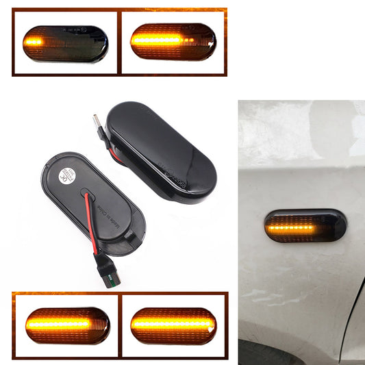 LED Dynamic Side Marker Indicator Lamp, Car Signal Light Replacement